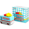 Candylab wooden toy French Fry van with some fries on the roof | Conscious Craft 
